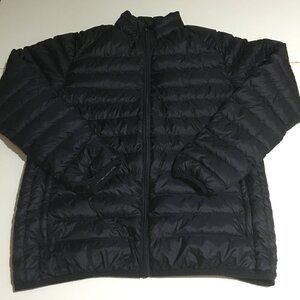 Harvey & Jones Premium Down Ultra Light Womens Medium Black Puffer Down Jacket